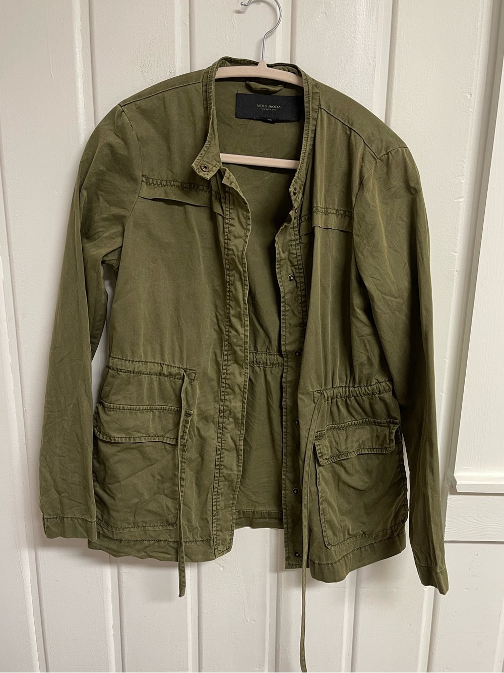 Vero Moda Olive Green Cargo Utility Jacket